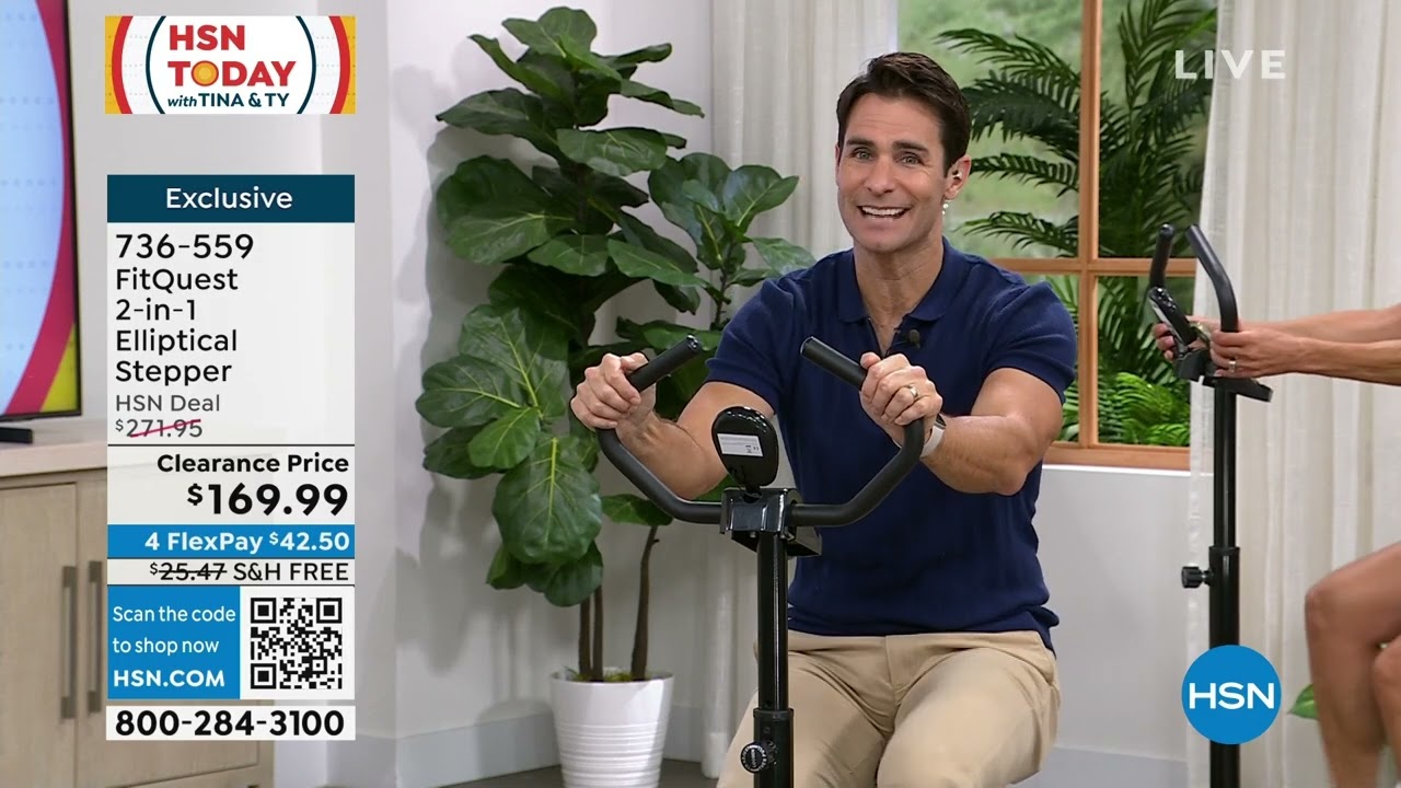 FitQuest 2in1 Elliptical Stepper