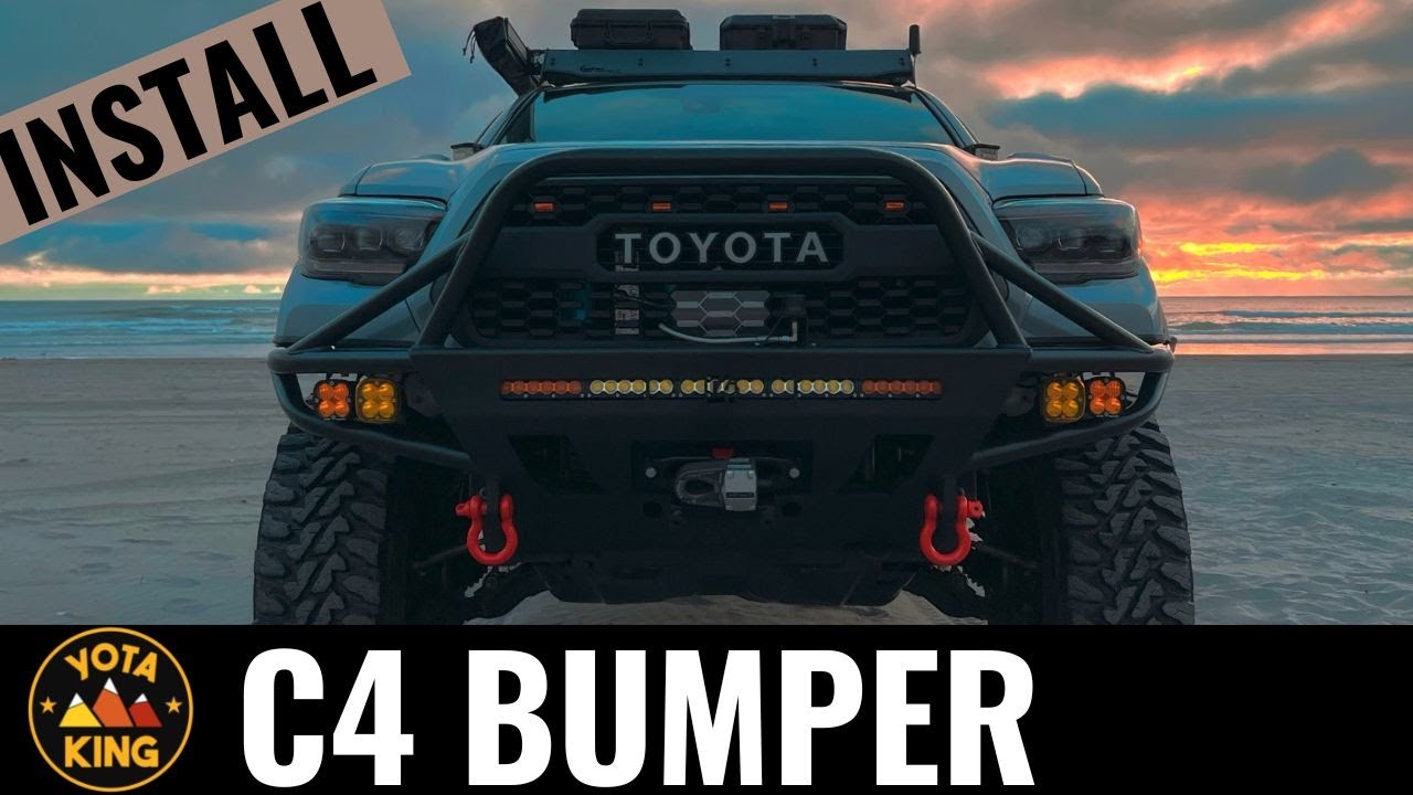 Видеоинструкция по установке гибридного бампера Toyota Tacoma C4