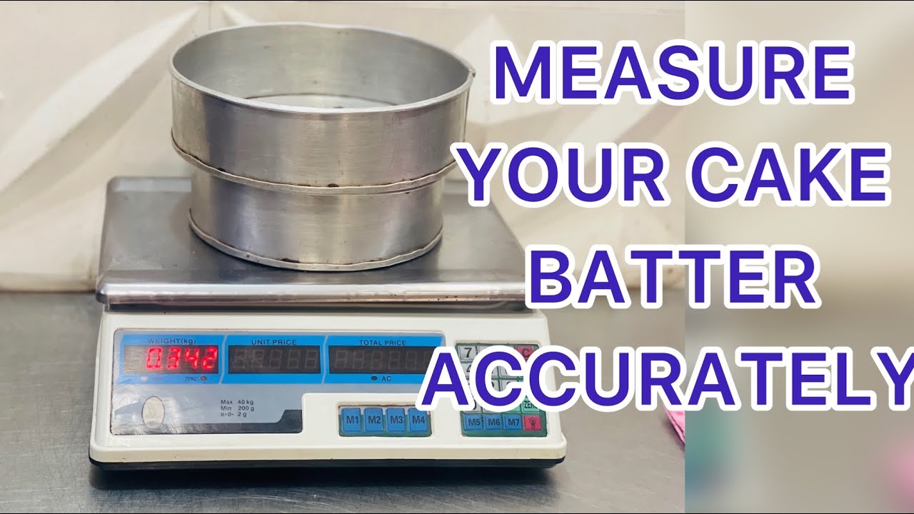 How To Measure Your Cake Batter Accurately