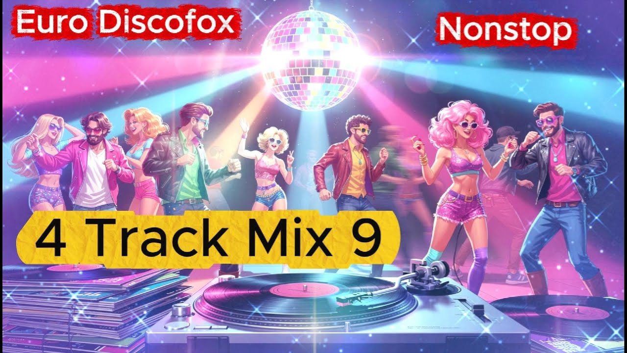 80s Euro Discofox 4-Track Mix 9....Nonstop   🎶  The Perfect Mix for Your Next Party