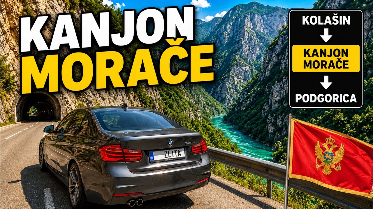 voznja kroz kanjon morace
