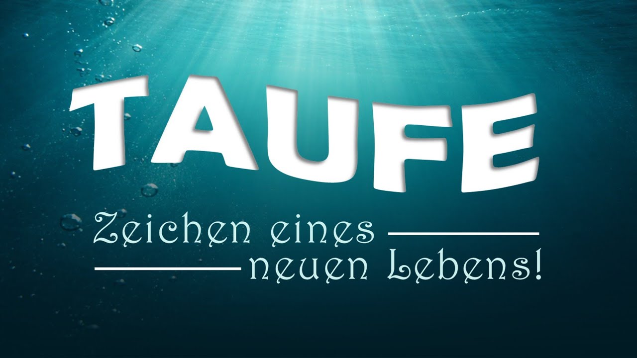 TAUFE - Zeichen eines neuen Lebens | Taufgottesdienst am 01.02.2026 | Alexander Zeeb
