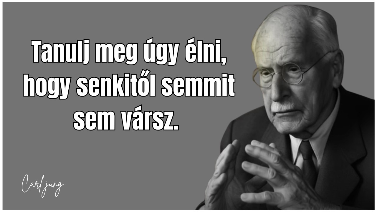 HOGYAN ÉLJ ÚGY, HOGY SENKITŐL SEMMIT NEM VÁRSZ – AZ EGYETEMES ÚT A BELSŐ BÉKÉHEZ – Carl Jung