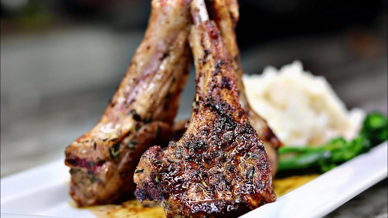 Garlic and Herb Crusted LAMB CHOPS  RECIPE| Very Delicious & Juicy