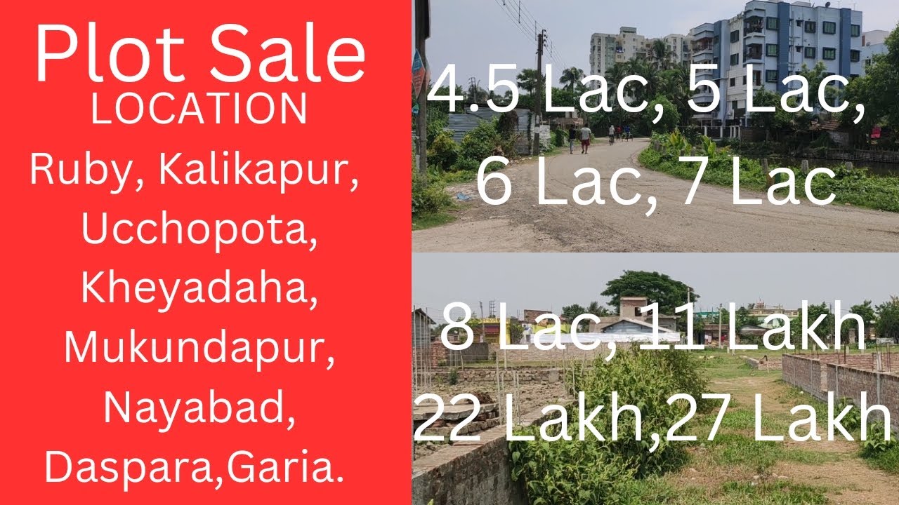 Plot for sale in Ruby, Ucchepota, Mukundapur, Nayabad, Daspara, Garia