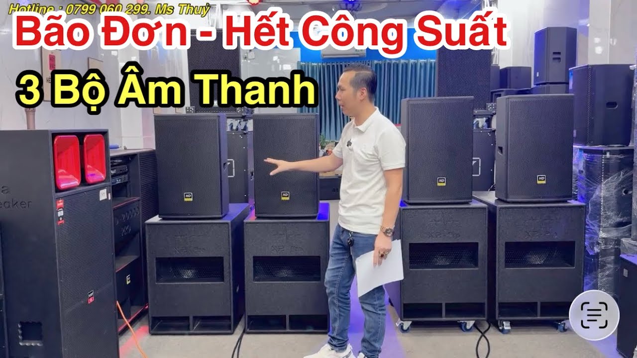 Bão Đơn Là Thật “ Setup 3 Bộ Âm Thanh Khuyến Mãi “ Bàn Giao Cho Khách. LH 0933991244