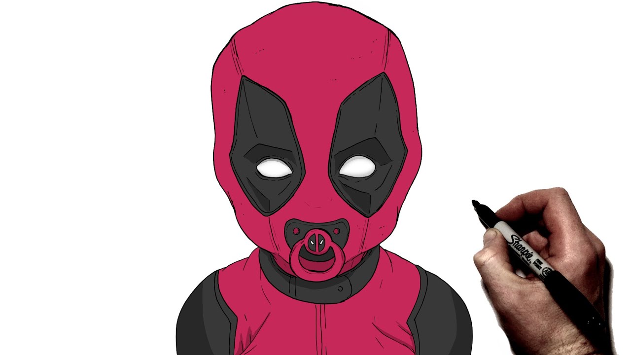 How To Draw Babypool | Step By Step | Deadpool & Wolverine