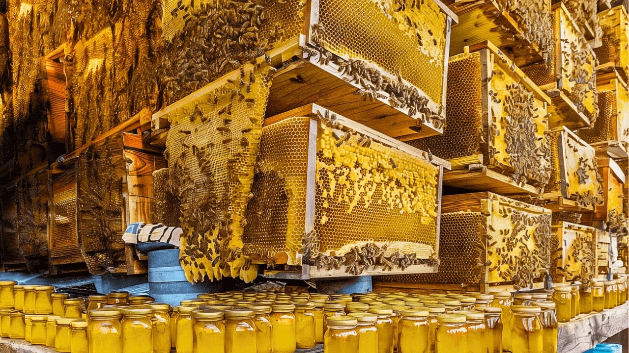 How the Biggest Bee Farm Harvest Million Litres of Honey in America | Agriculture Technology