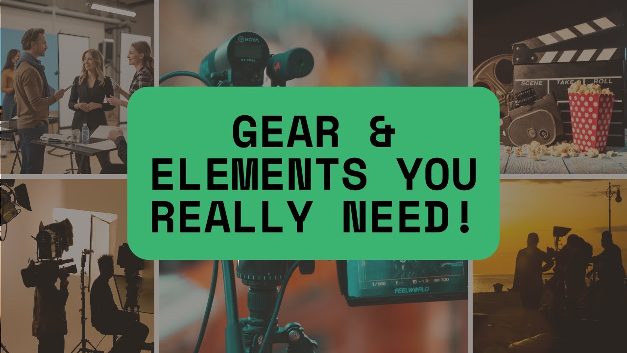 Production Elements & Essential Filmmaking Gear Explained | Film Basics for Beginners
