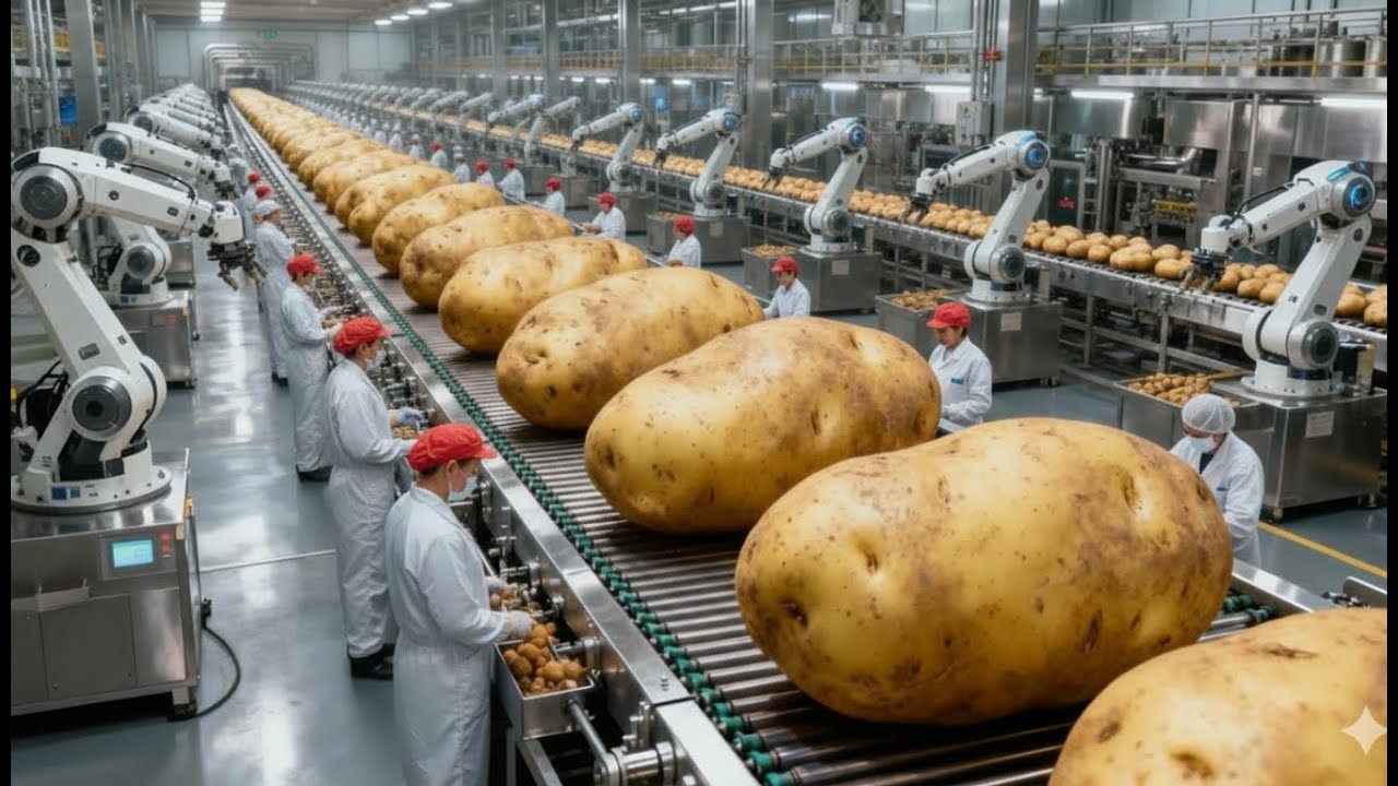 Inside a Modern Potato Chip Factory | How Luxury Chips Are Made (Full Process)