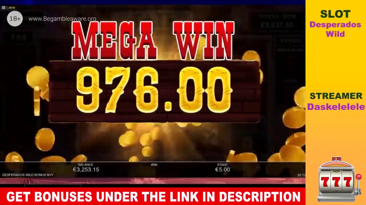 BIGGEST CASINO WINS | INSANE WIN DASKELELELE DESPERADOS WILD SLOT