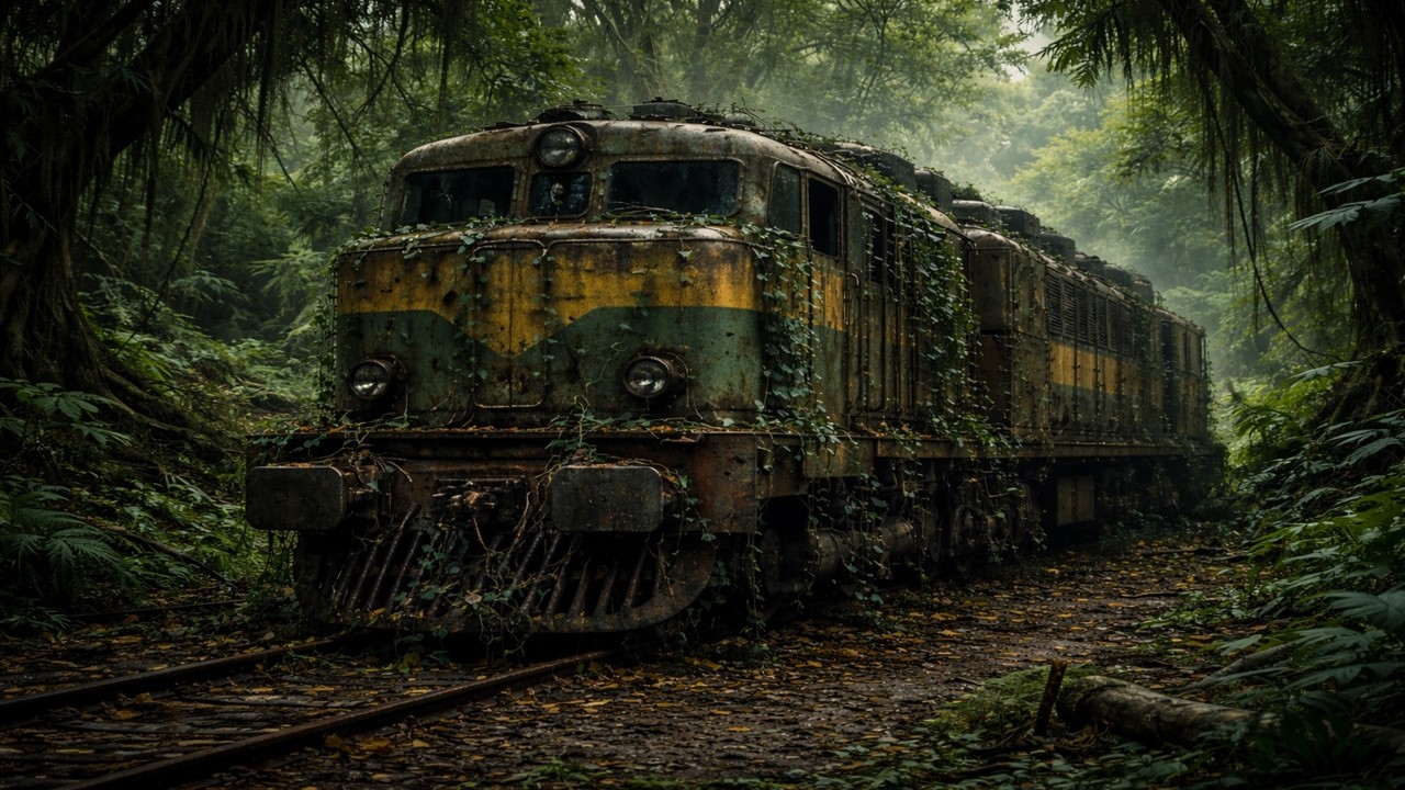 ASMR Train Restoration Vintage Red Steam Locomotive Full Restoration from Forest Ruin to Looking New