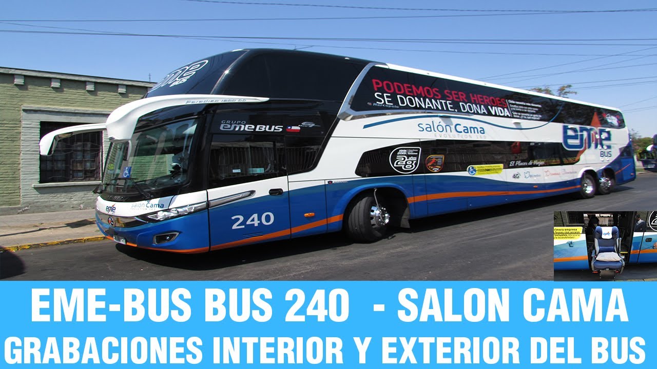 Interior y Exterior de Eme Bus | Marcopolo Paradiso 1800 DD New G7 - Scania K400 / LXDB-62