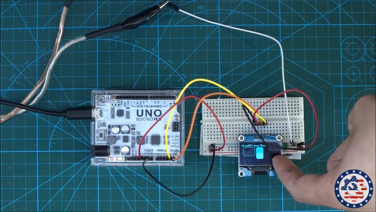 Arduino OLED display minimum voltage test