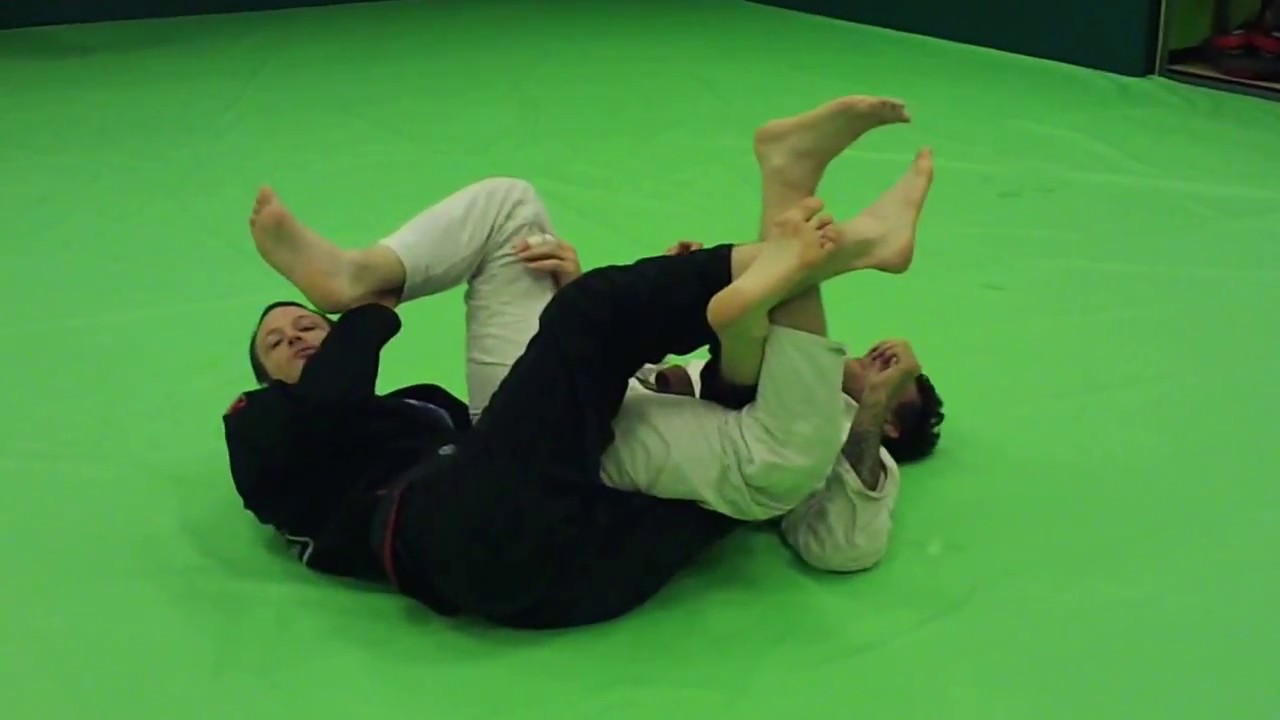 Side control ninja roll back take