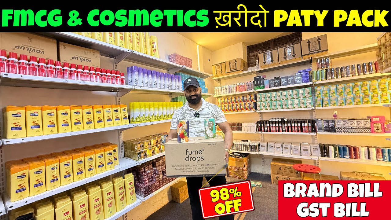 98% Discount🔥😍 | Branded Cosmetic Wholesale Market | Cheapest FMCG Products Wholesale Market