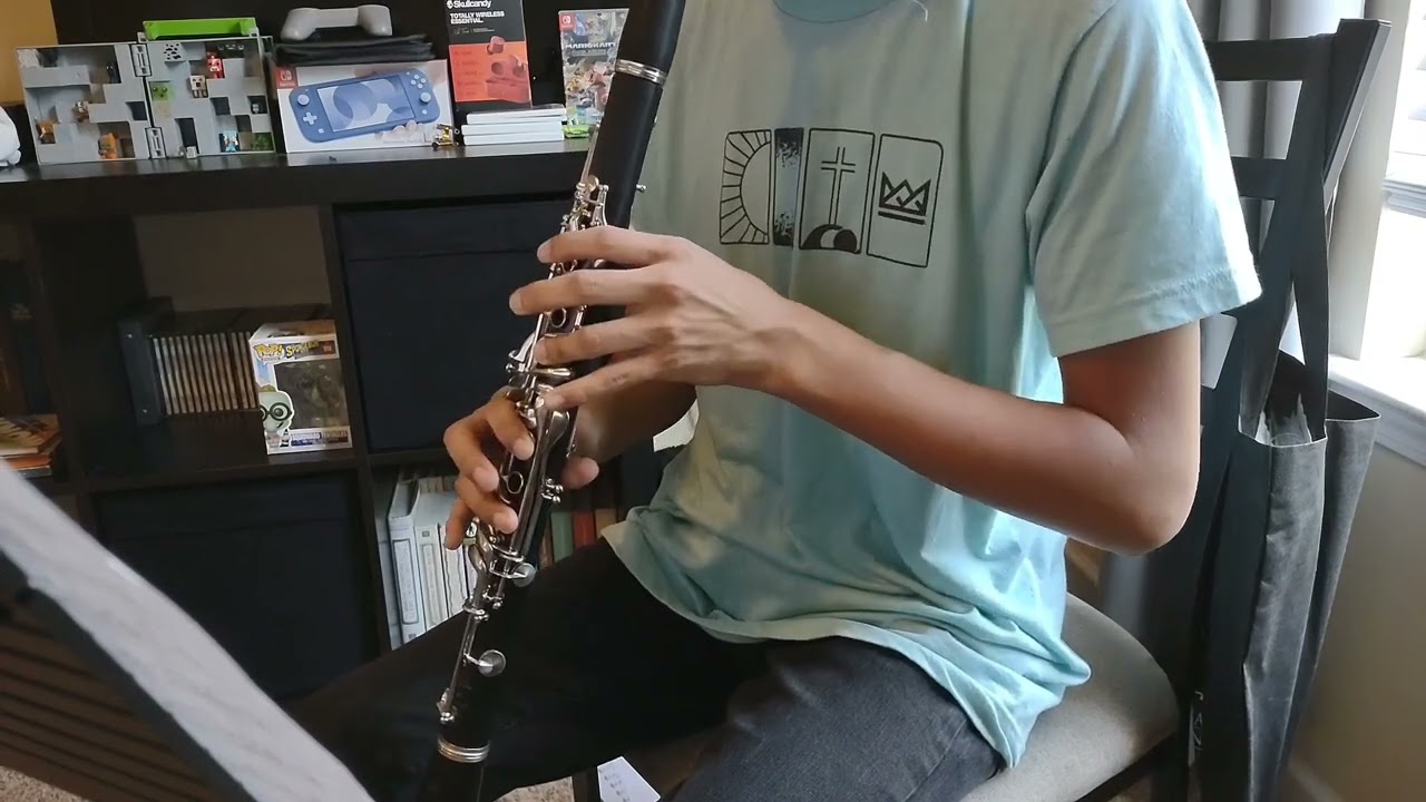 Challenge #1 El Camino Real by Alfred Reed | Tried to play through piece😅😲 | Clarinet Adventures!