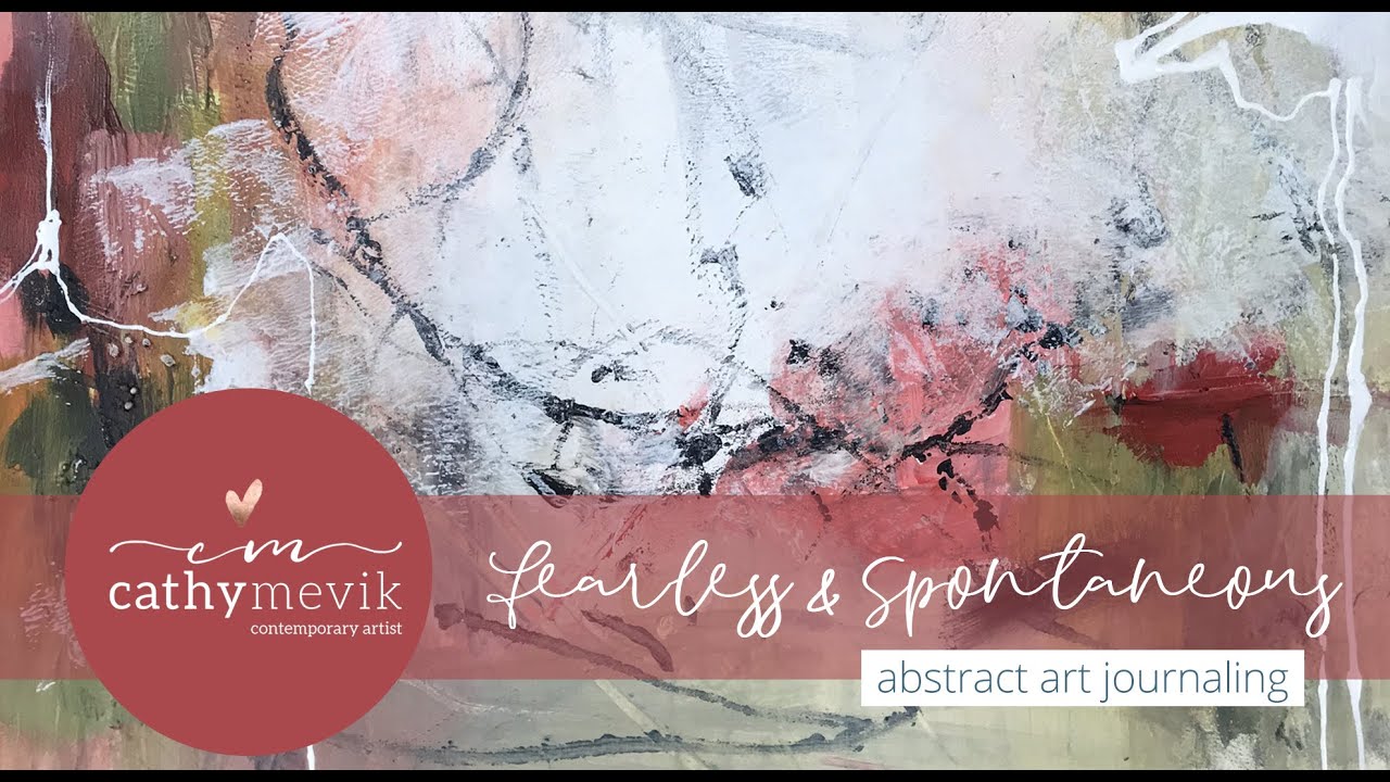 Abstract art tutorial # 10 | Expressive authentic painting
