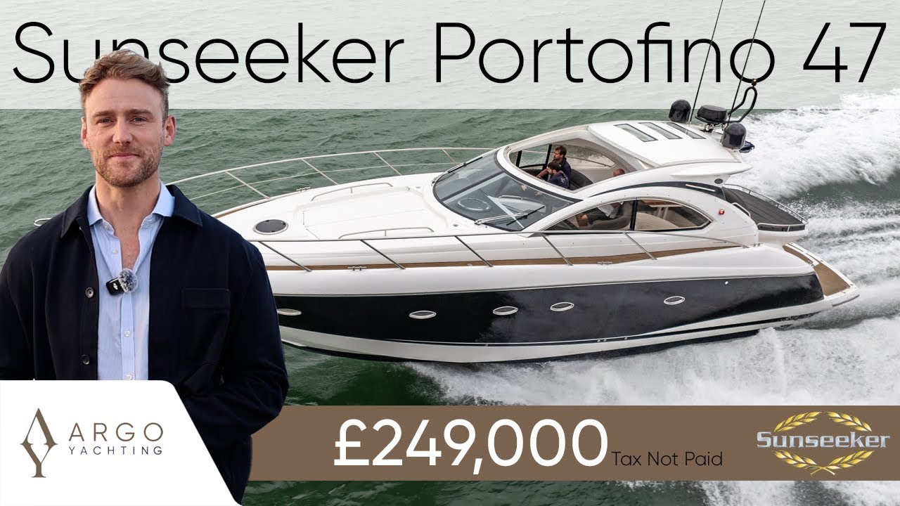 Яхта Sunseeker Portofino 47 'Magic Sun' 2009 года выпуска (модель 2010 года) | Продается в Суонви...
