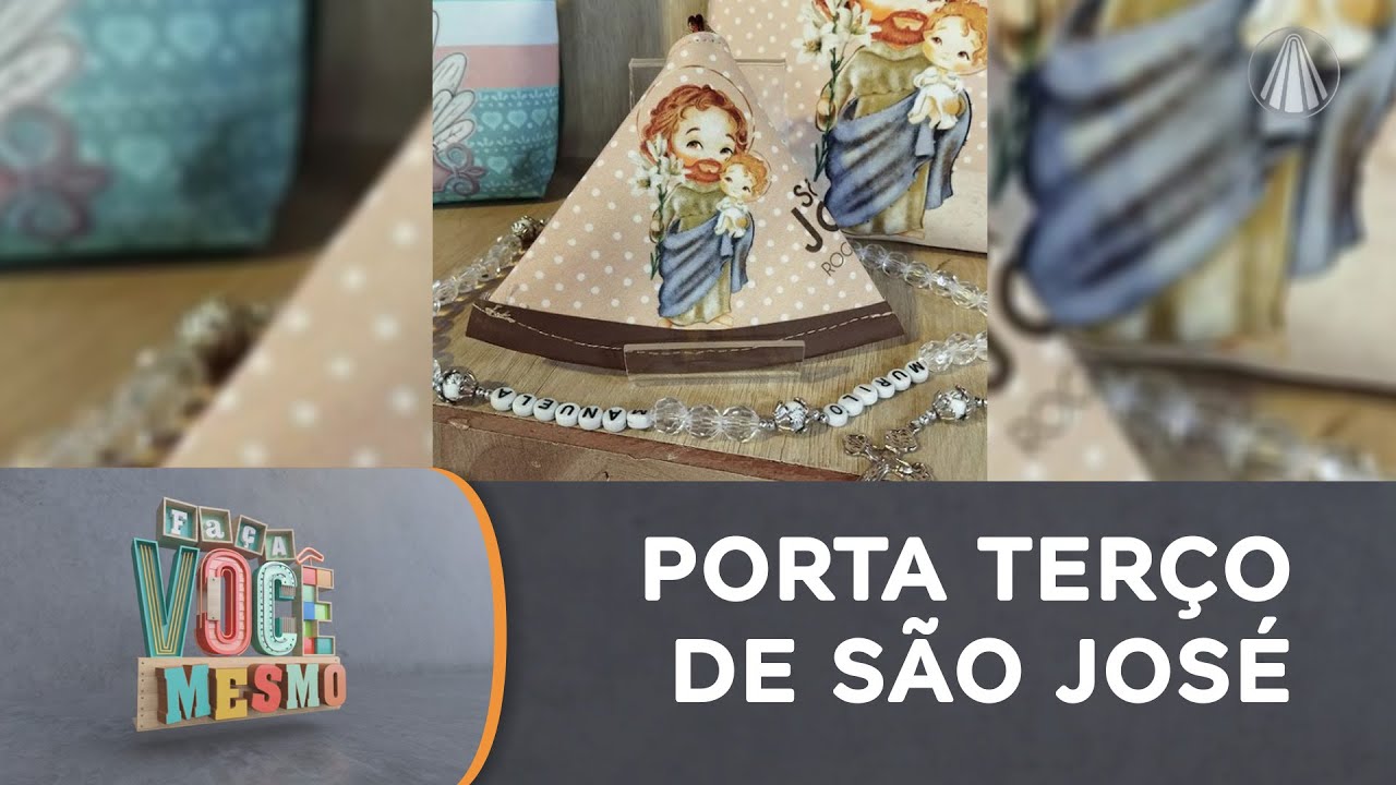 Costura criativa: aprenda a fazer um prático porta terço de São José