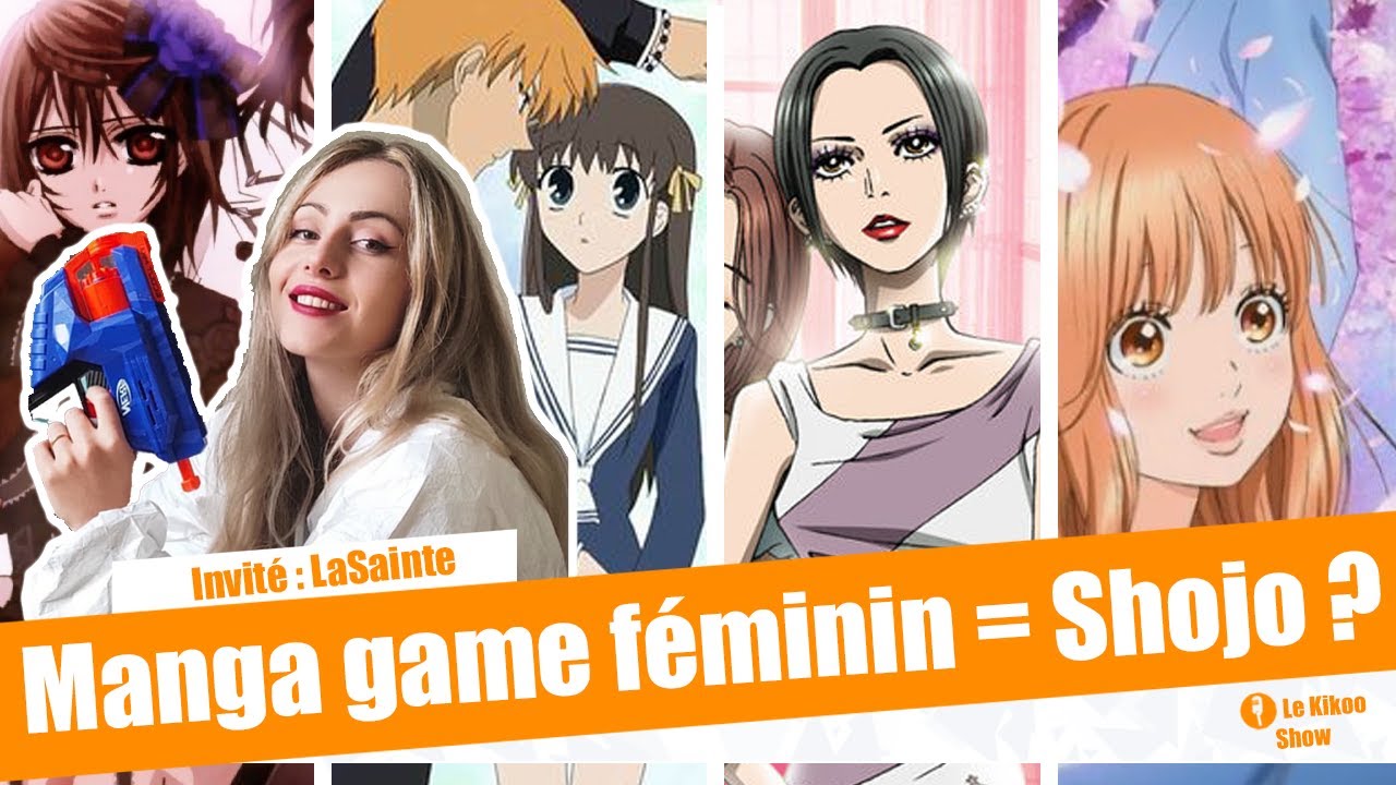 Le Manga game féminin actuel - Invitée : LaSainte - Le Kikoo Show