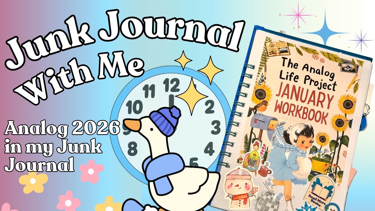 Junk Journal With Me: Analog 2026 Project