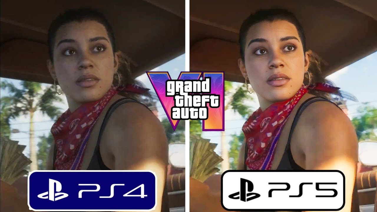 GTA 6 PS4 vs PS5 Graphics Comparison