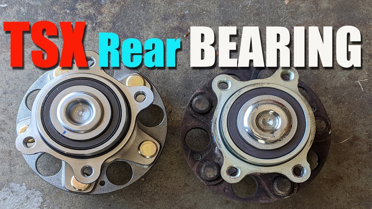 Как заменить задние ступичные подшипники на Acura TSX 2005 года