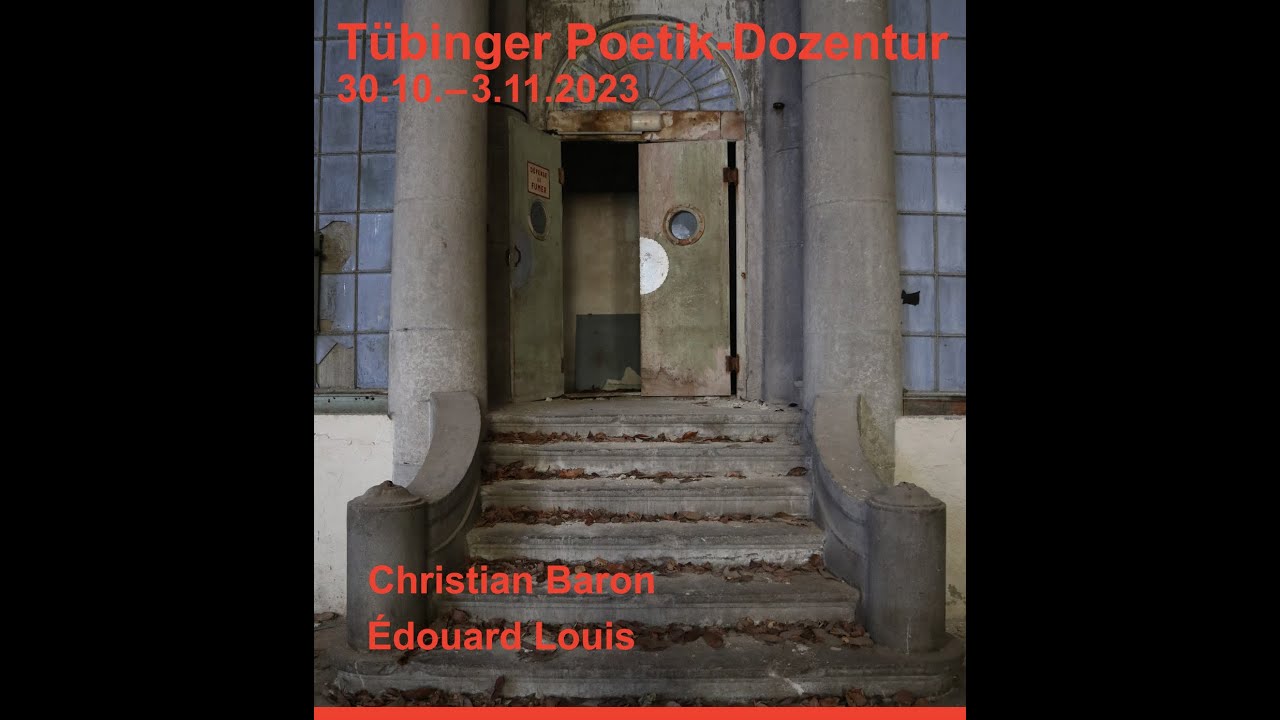 Poetik-Dozentur 2023: Christian Baron &  Wolfgang M. Schmitt (Gespräch)