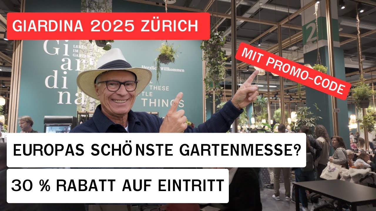 🌿 Giardina 2025 - Die führende Gartenmesse in Zürich! Perfekt für die moderne Gartengestaltung🌿