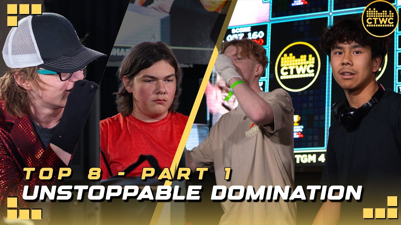 Blue Scuti vs Cobra - Alex T vs SV | Classic Tetris World Championship Top 8 Part 1