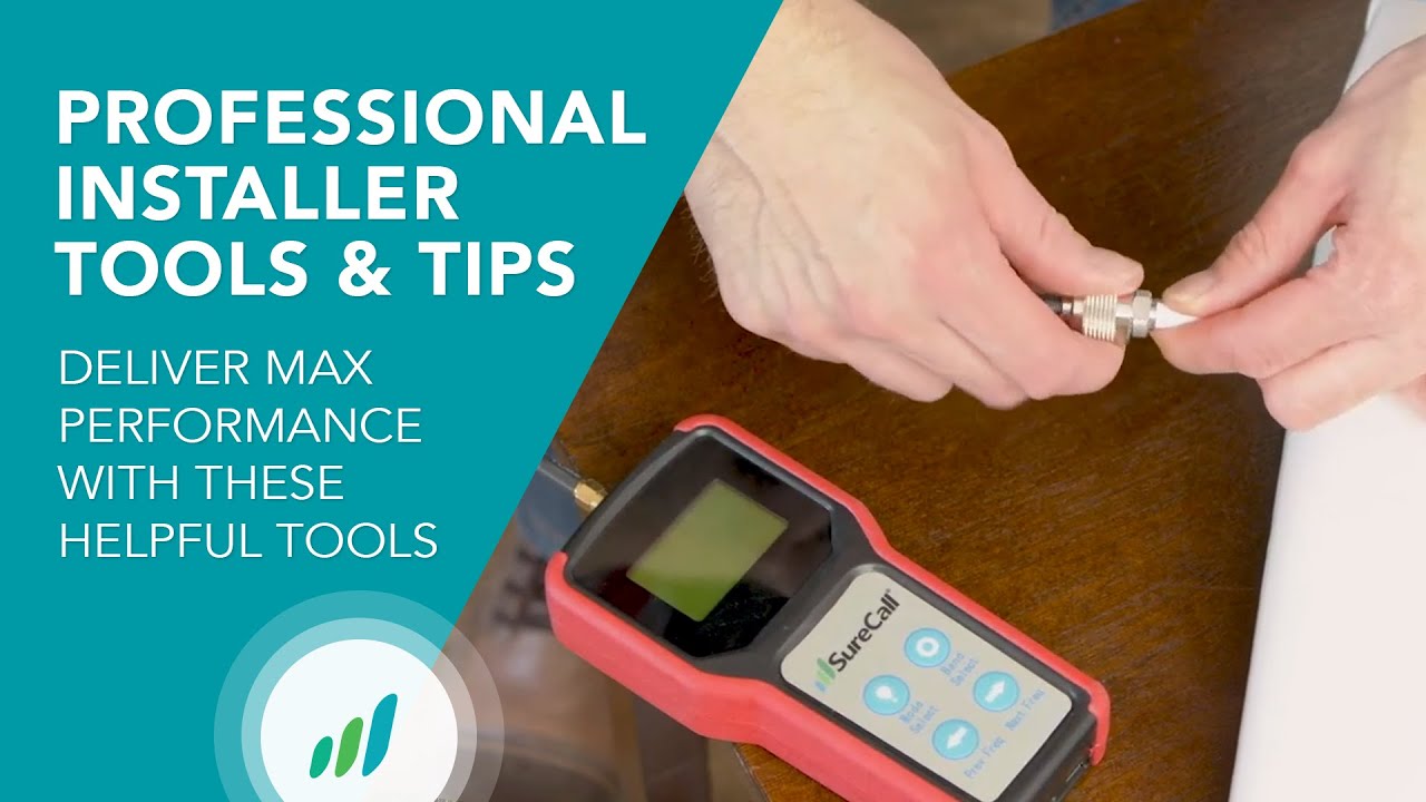 Professional Installer Tools & Tips | SureCall Commercial Signal Booster Installation Tools