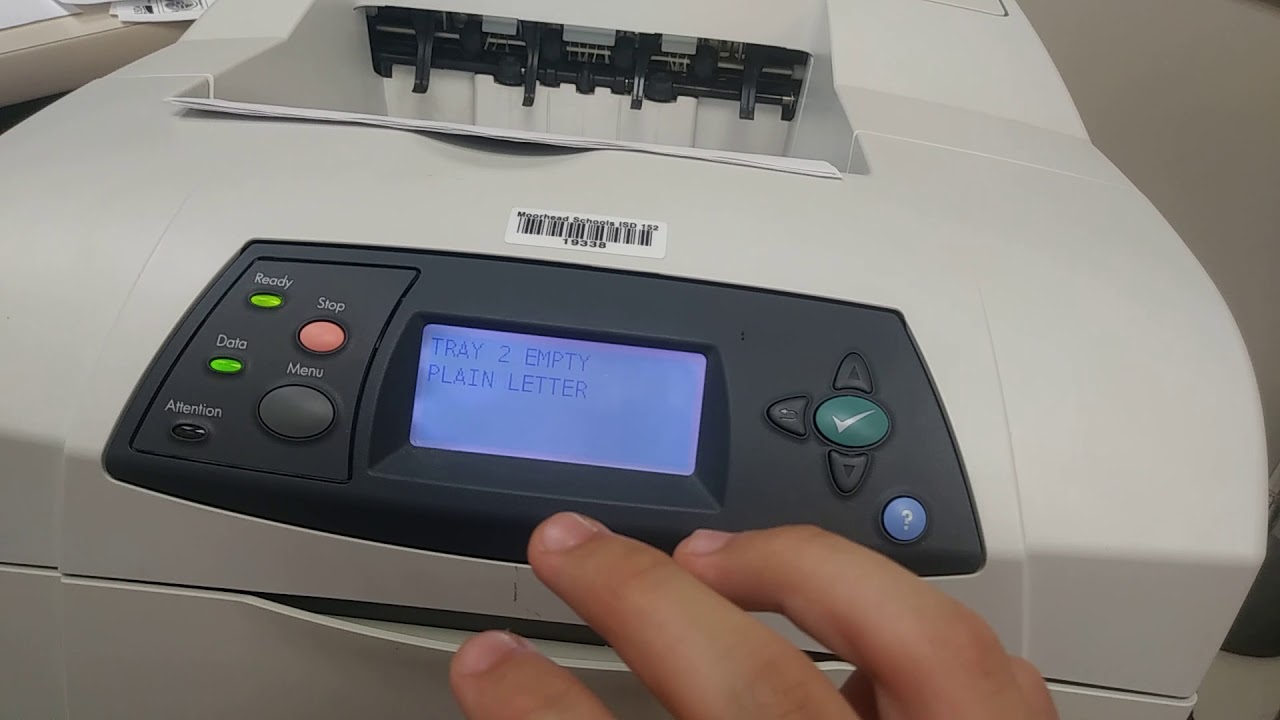 2004/2007 HP LaserJet 4240/4250 printer demo