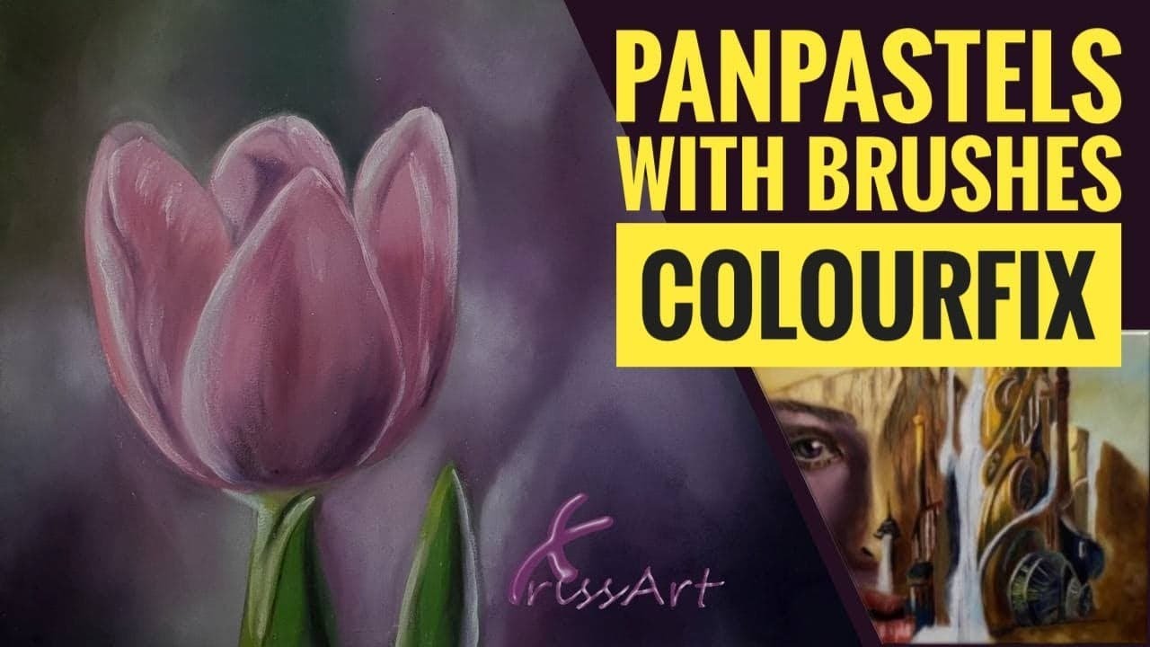 PanPastels with Brushes on Colourfix | How to use 2018