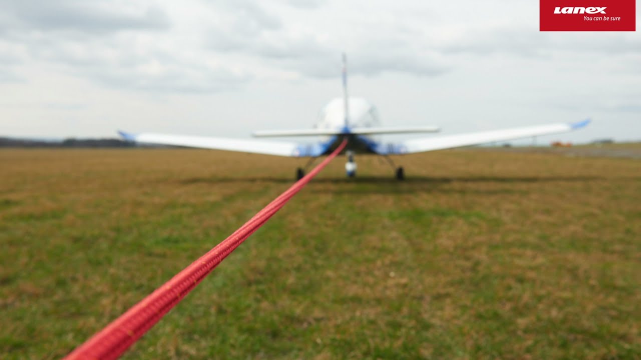Vlečné lano - test oděru lana SKY WALKER - LANEX
