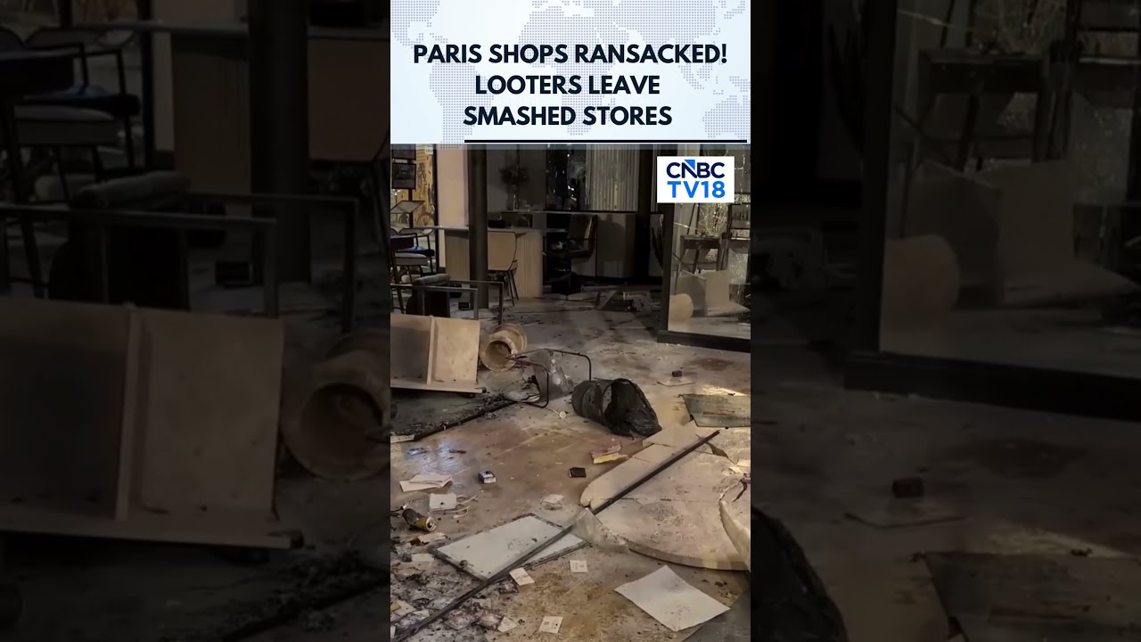 WATCH: Footage Shows Shattered Shop Windows, Shops Looted in Paris | France Protest | N18G