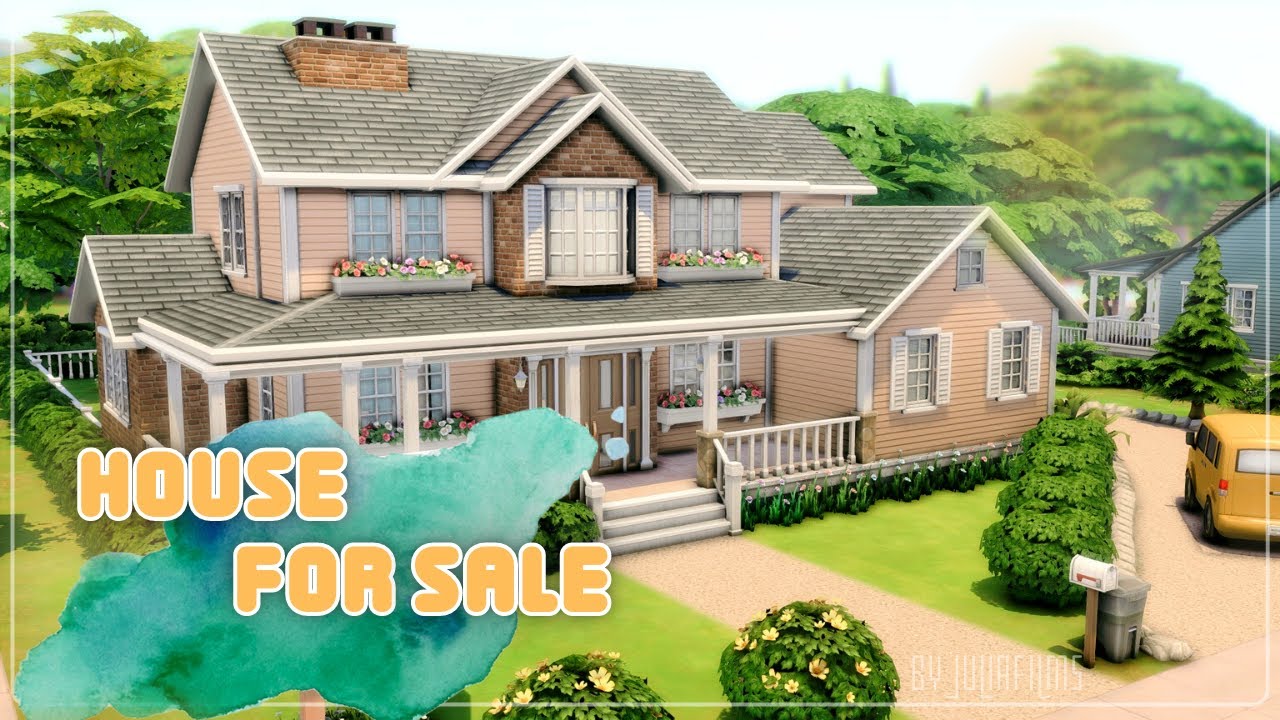 Дом на продажу💸│Строительство│House for sale│SpeedBuild│NO CC [The Sims 4]