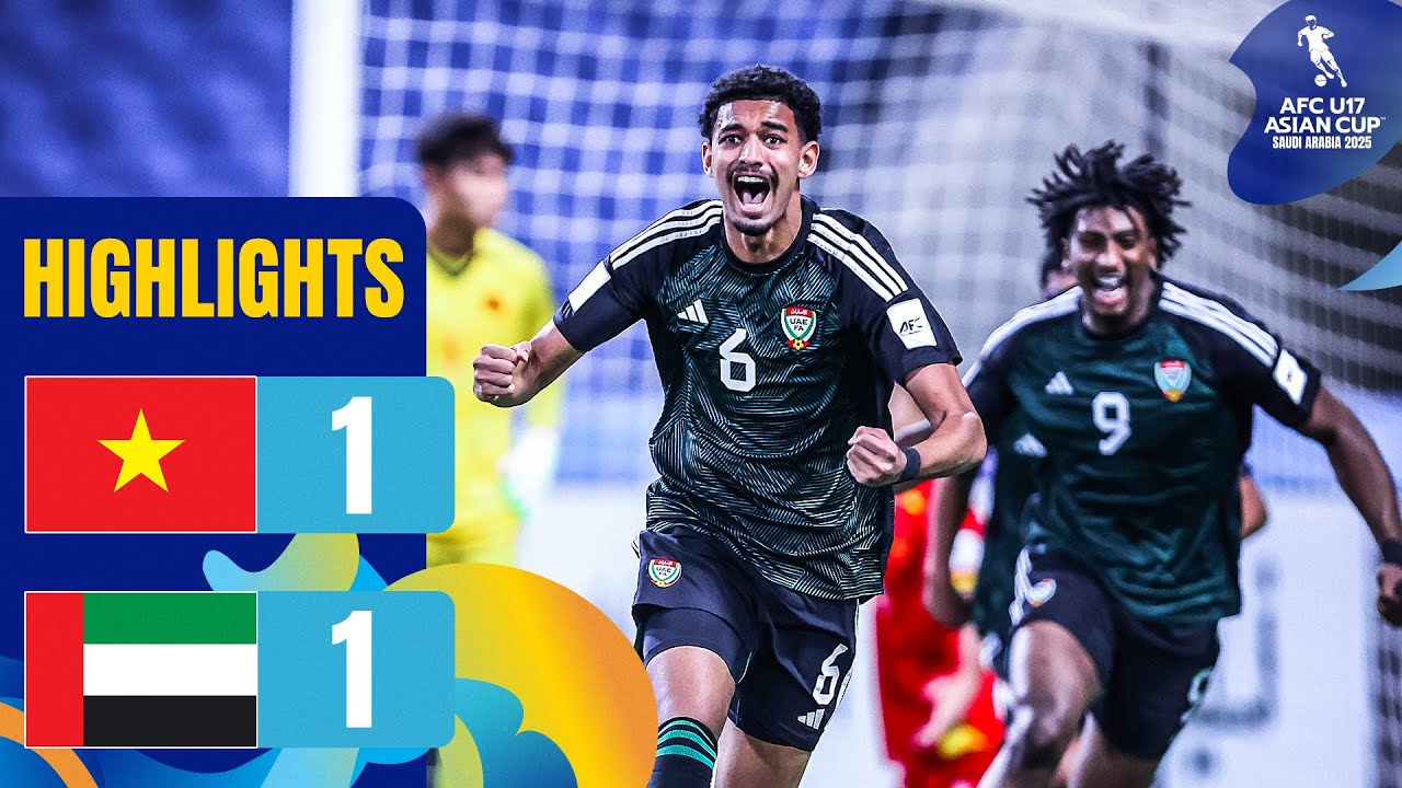 Vietnam vs. United Arab Emirates | Highlights | AFC U17 Asian Cup™ 2025
