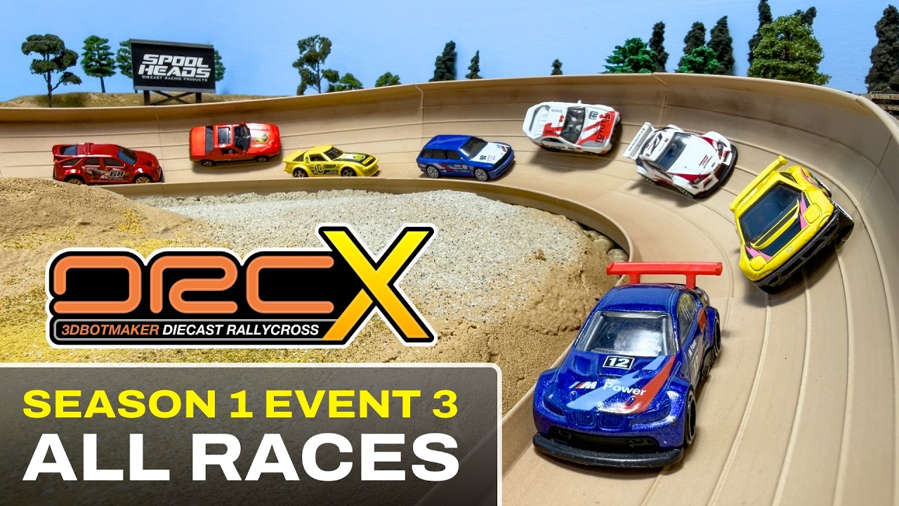 DRC Rally Event 3 (ALL Races) Diecast Rallycross Racing