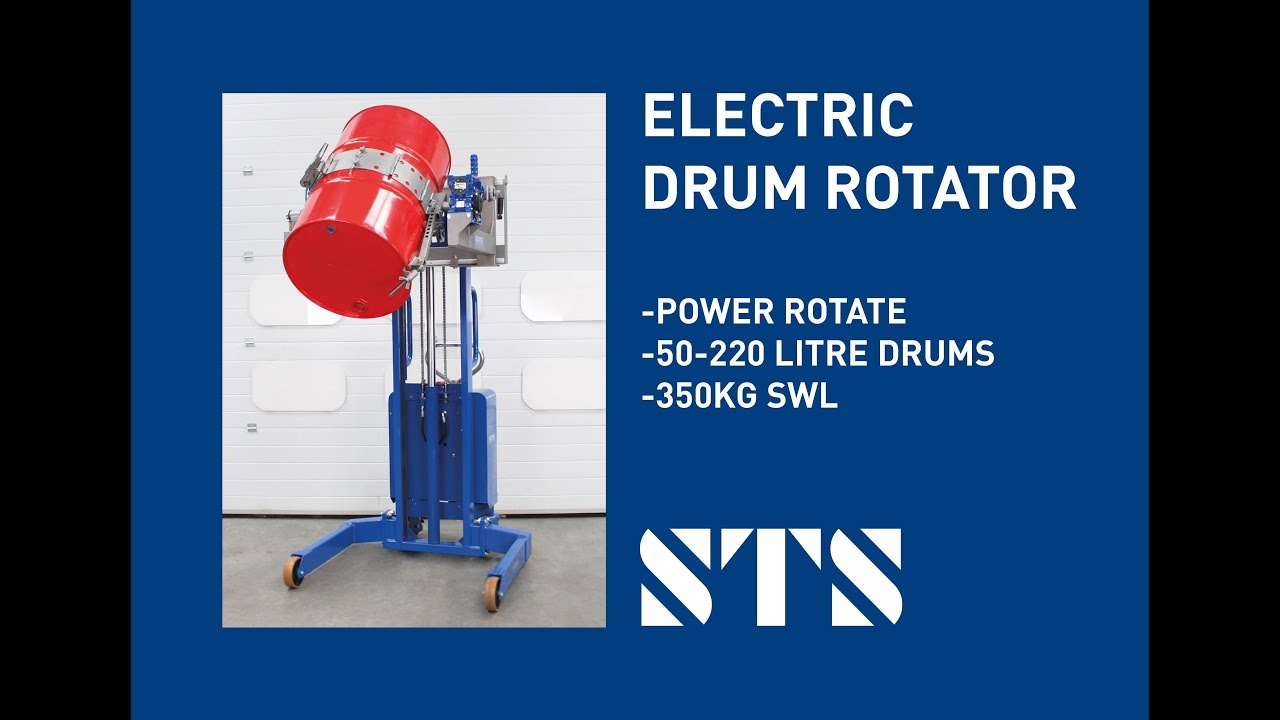 Electric-Lift Drum Tipper with Power Rotation (STE01-DRE01)