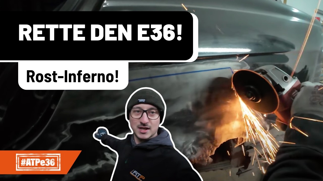 Rost-Hölle beim E36! 😱 So retten wir das Tracktool | #atpe36 mit Taz
