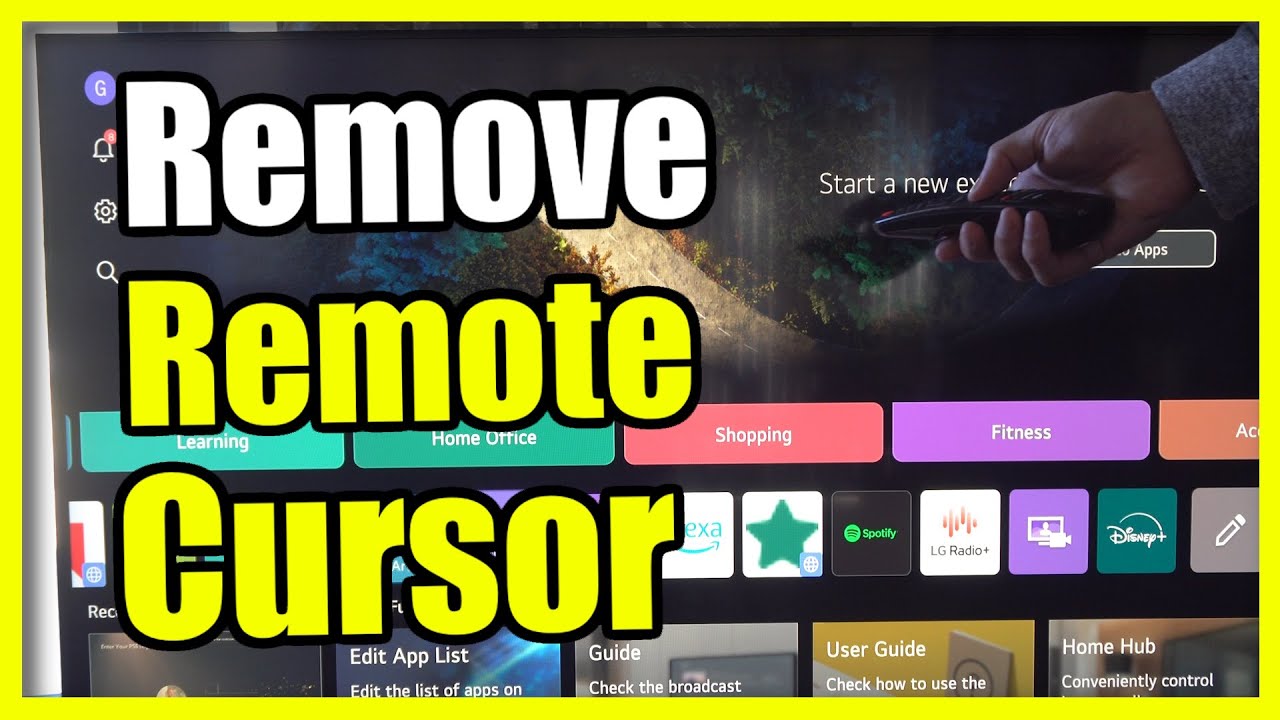 How to Remove the Cursor on your LG TV Remote