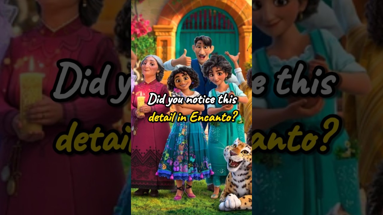 Are all of Agust&iacute;n&rsquo;s clothes Easter eggs about his daughters?#shorts #encanto  #disney #animation