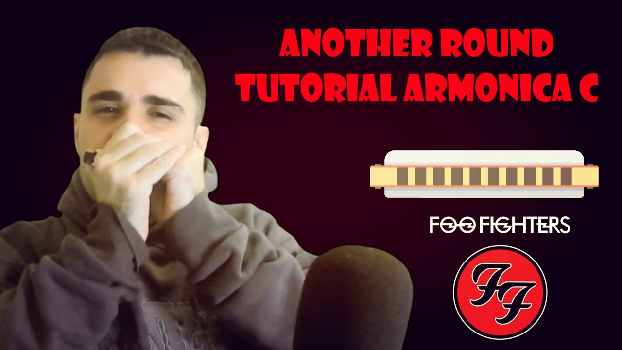 🍻🎶Como tocar ANOTHER ROUND en ARMONICA C de FOO FIGHTER