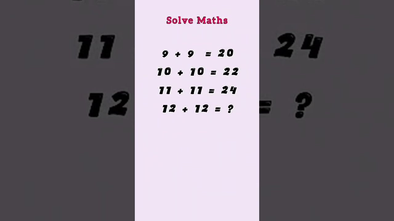 #tricky maths #math question #mathspuzzle