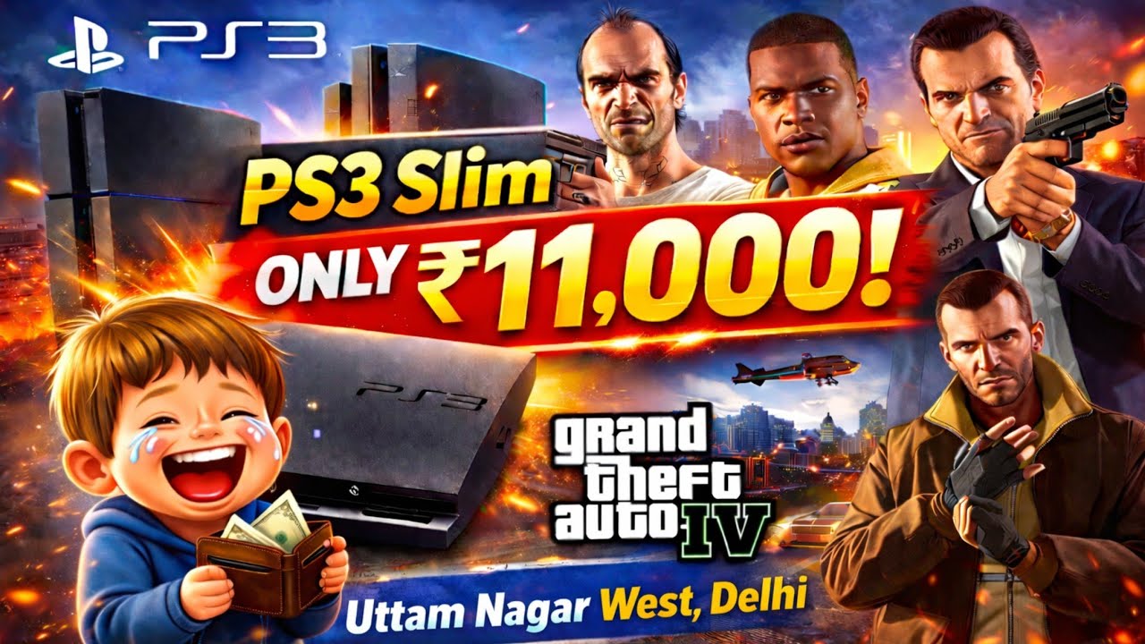 GTA 5 on PS3 in 2026 🔥 | Used PS3 Price in Delhi | Best Second Hand PlayStation Shop