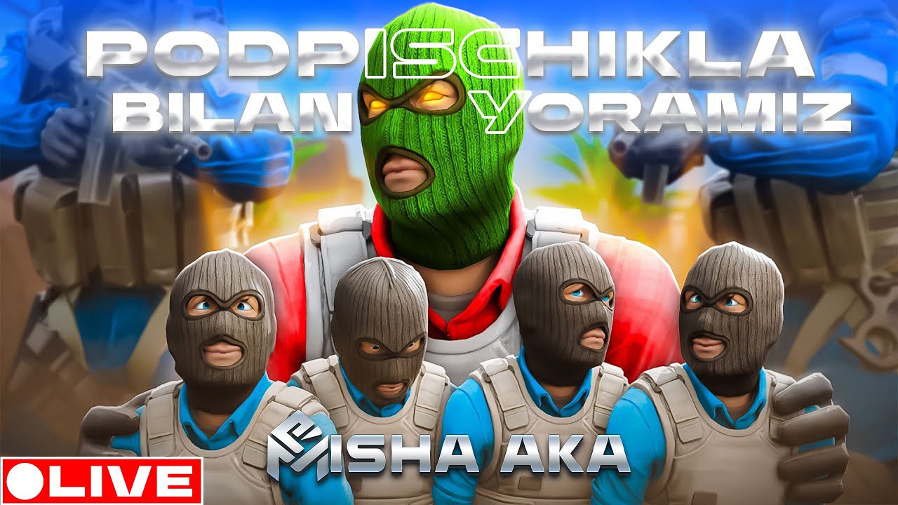 PODPISCIKLA BILAN YORAMIZ / PADBOR KN FACEIT UP QILAMIZ /🔴STREAM UZB🔴/(LIVE) #csgo #cs2 #livestream