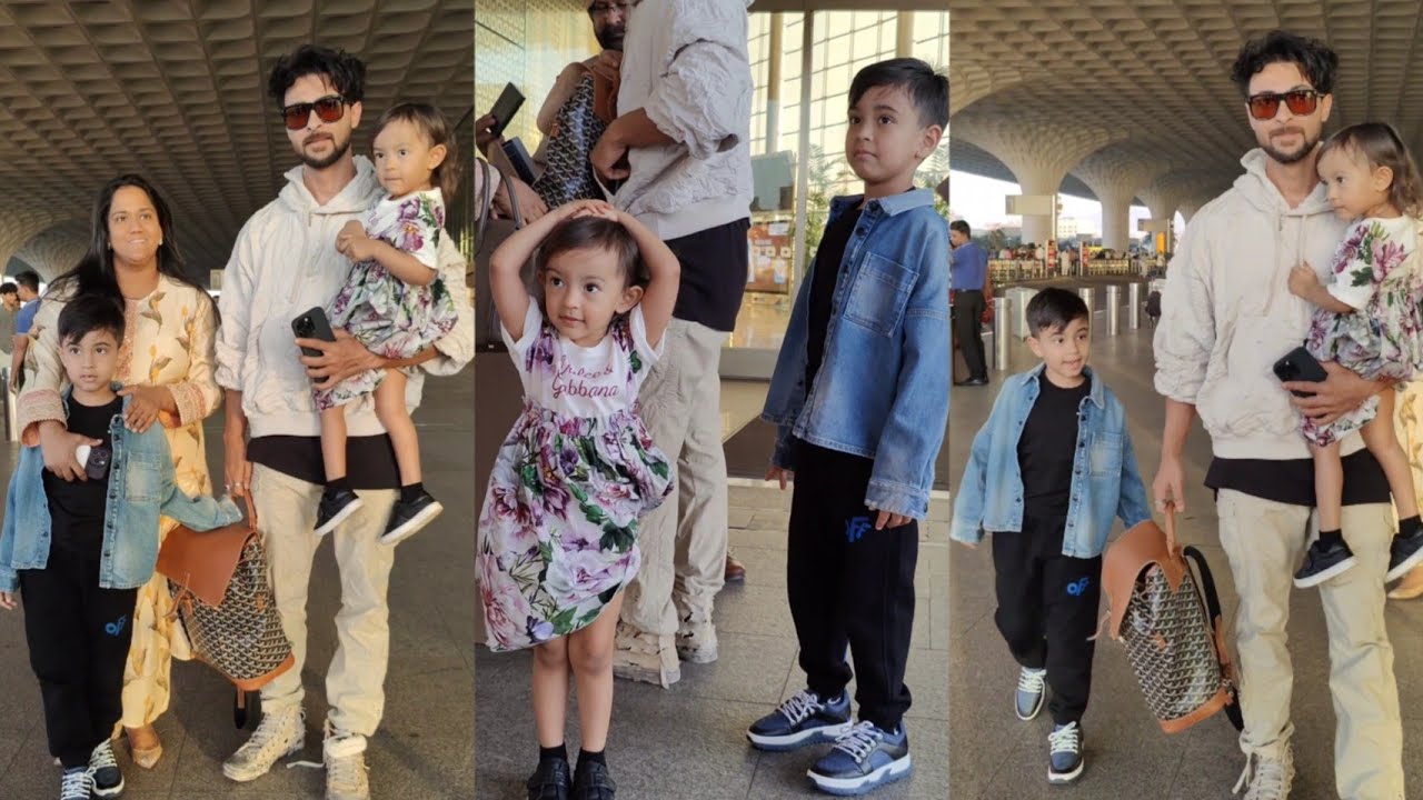 Aayush Sharma with family spotted at Mumbai airport 📷🕺💃