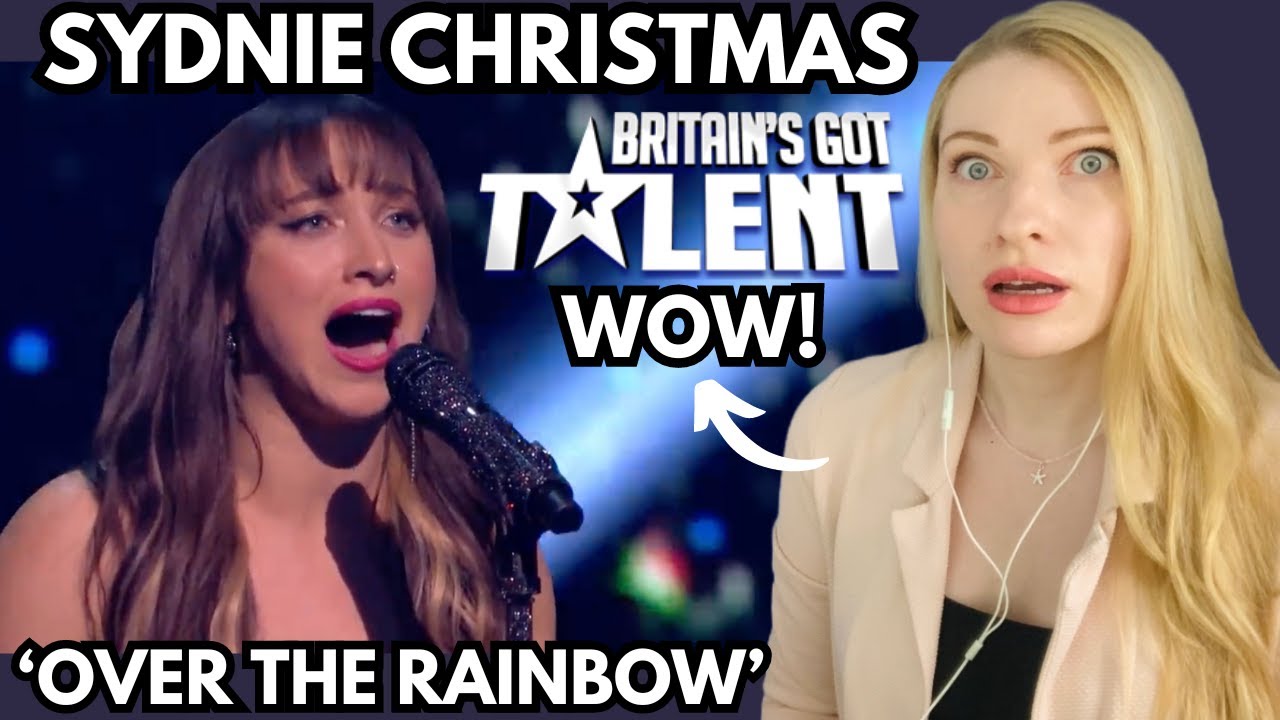 Реакция преподавателя вокала: финал BGT 2024 с песней «Over The Rainbow» от SYDNIE CHRISTMAS — по...