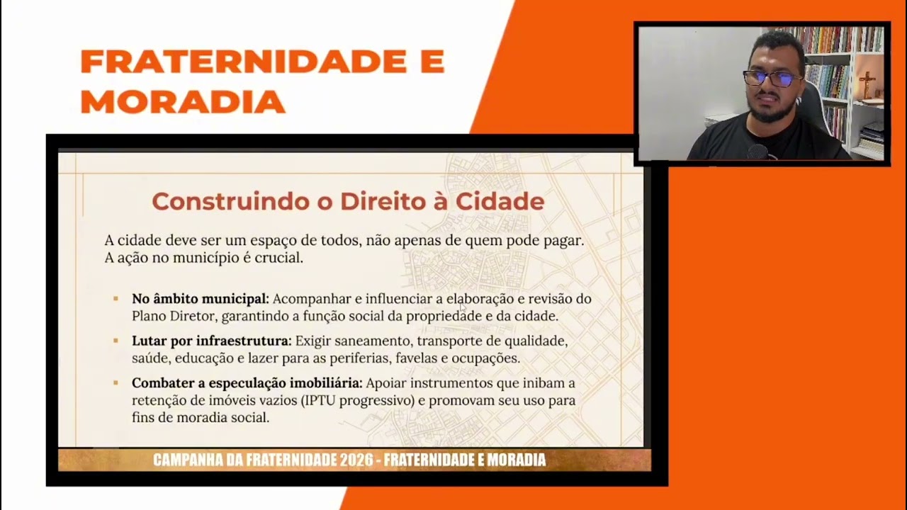 Curso Campanha da Fraternidade 2026 | Fraternidade e Moradia | Aula 04